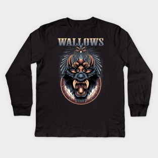 WALLOWS BAND Kids Long Sleeve T-Shirt